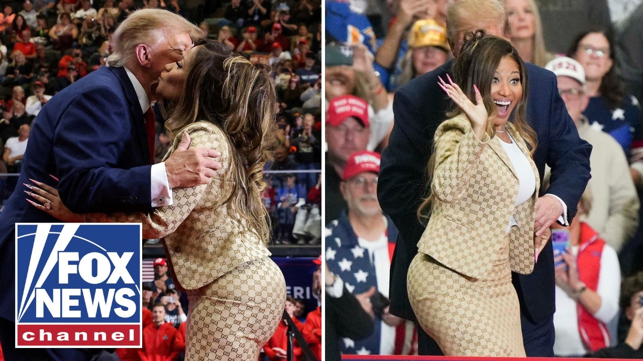 Nicki Minaj joins president at Michigan rally: ‘WE LOVE TRUMP’