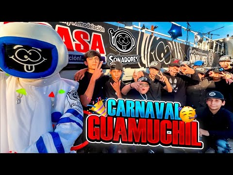 SORPRESA Y DIVERSIÓN EN EL CARNAVAL DE GUAMUCHIL CON SOÑADORES 🎉🕺🏻🧑‍🚀 / Grillo La Duda 