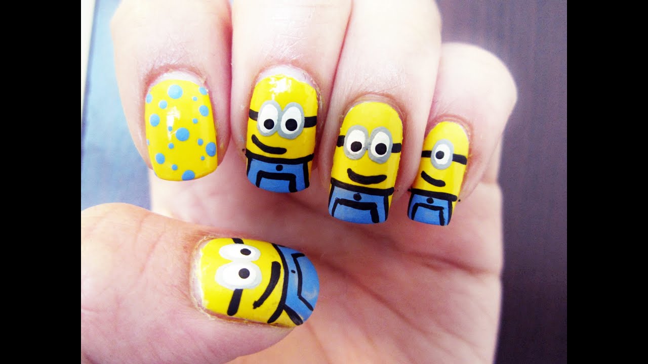 Minions Nail Art Youtube