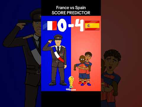 Score predictor! France vs Spain #worldcup #football #mbappe #yamal