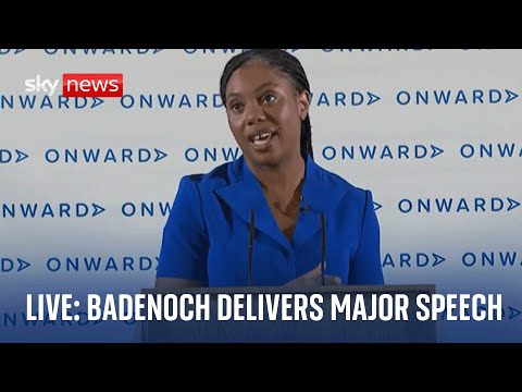 Watch live as Kemi Badenoch makes first major speech of 2025