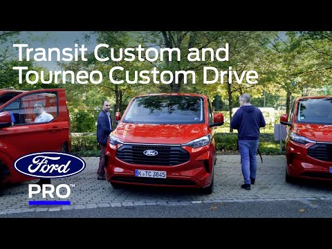 Ford Transit Custom and Tourneo Custom Media Drive 2023 with Ford Pro