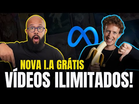 🚨 NOVA IA da META gera VÍDEOS e IMAGENS GRÁTIS (Ilimitado e Sem Marca d’Água!)