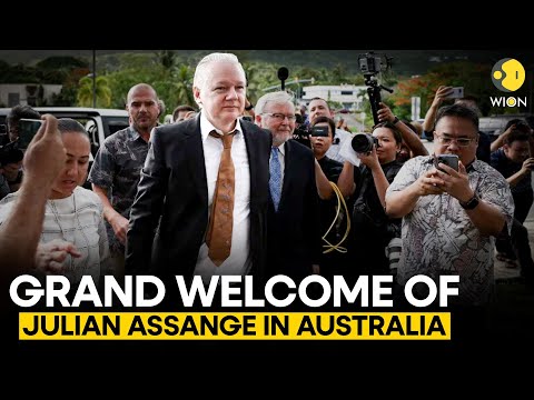 Julian Assange LIVE: Wikileaks founder Julian Assange lands in Australia | WION LIVE