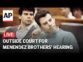 LIVE: Outside court after judge rules Menendez brothers’ resentencing hearings can continue