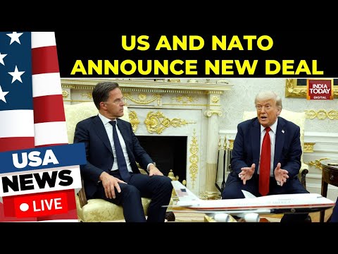 Donald Trump LIVE: Trump Meets NATO Secretary-General LIVE | Major Arms Deal Done Between USA, NATO