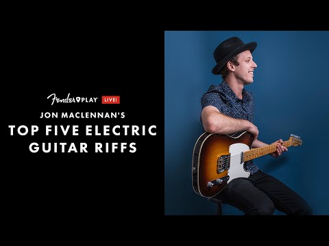 Top Five Electric Guitar Riffs | Fender Play LIVE | Fender