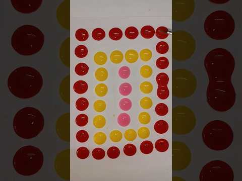 🔴🟡🩷#art #coloring #painting #watercolorpainting #shorts #coloring