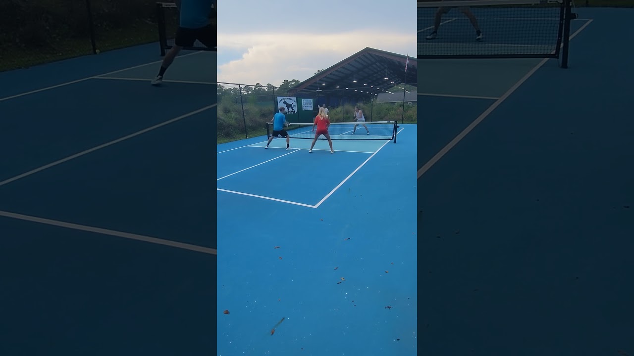diving for the ball! #pickleballdoubles