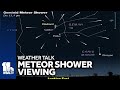 Weather Talk: Meteor shower peaking this week