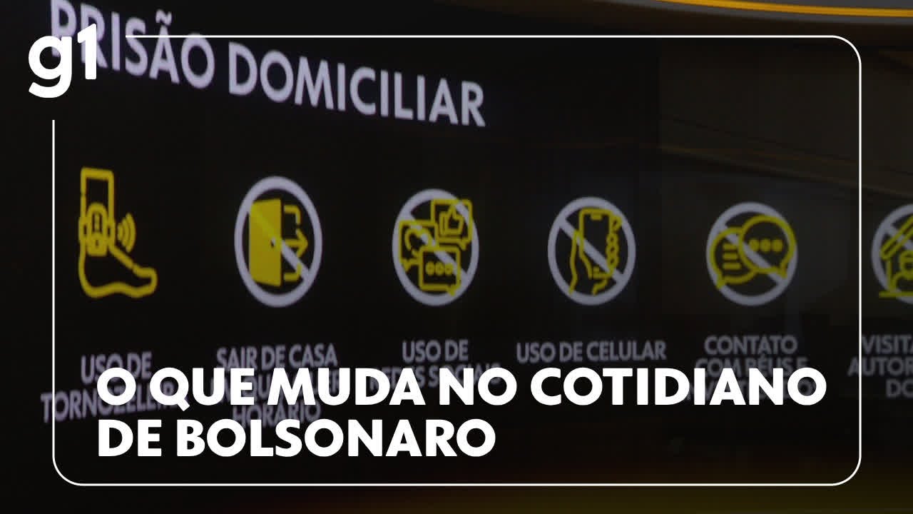 Entenda o que muda no cotidiano de Bolsonaro com determinação de prisão domiciliar
