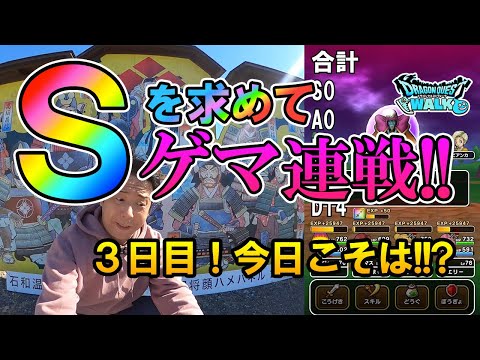 ドラクエウォーク262【メガモンゲマ10連戦ドロップ結果！もう次のメガモン出ちゃったので早くSをゲットしたい！】