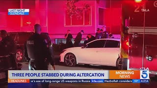 Glendale brawl leaves 3 hospitalized with stab wounds