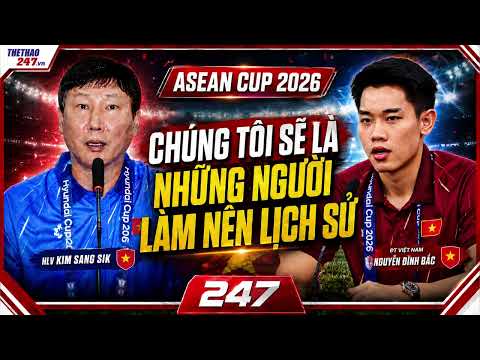 HLV KIM SANG SIK: CHÚNG TÔI SẼ LÀ NHỮNG NGƯỜI LÀM NÊN LỊCH SỬ | HỌP BÁO CHUNG <strong>KẾT</strong> LƯỢT VỀ ASEAN <strong>CUP</strong>