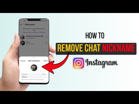 How to clear nickname on Instagram?