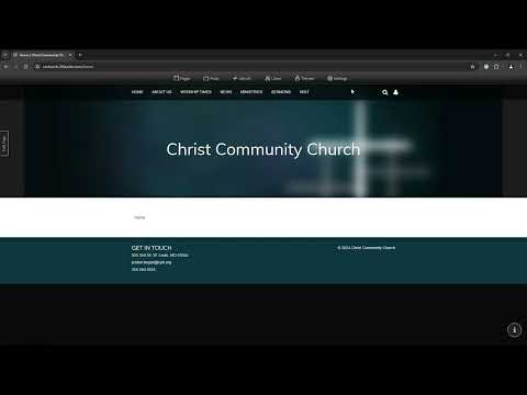 Church360° Unite 2024 Training Webinar | Settings, Pages, and
Navigation