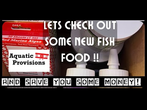 Unboxing New Fish Foods From Aquatic Provisions Let’s see what aquatic provisions has sent me this time!! John the owner of Aquatic provisions is 