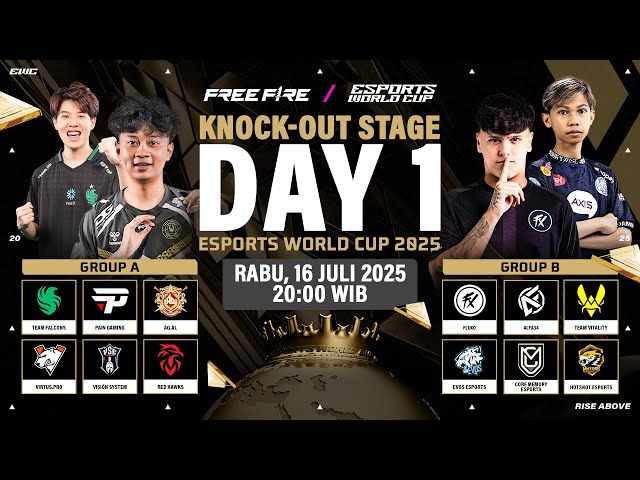 [ID] ESPORTS WORLD CUP 2025 | KNOCKOUT STAGE DAY 1