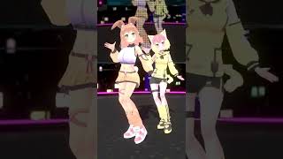 HIMEHINA V DANCE MMD Miyu x Kaneko #shorts #vtuber
