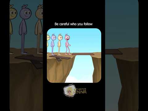 Be careful who you follow( Original Animation Meme) #shorts #short #funny #meme #animation #cartoon