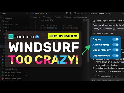Windsurf's DEPLOY & Wave 6 Upgrades: These NEW UPGRADES makes CURSOR Obsolete!