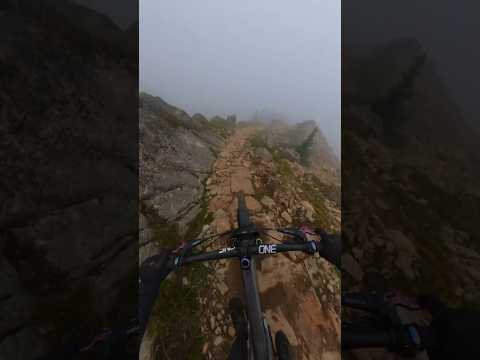 Stormy Shredding on this Alpine Trail  #whistler #mountainbiking #spindrift