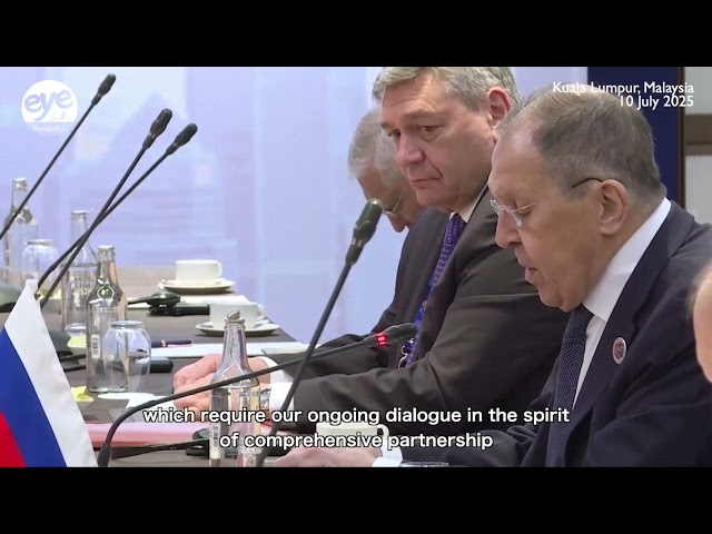 Russian FM Lavrov meets with China's Wang Yi in Kuala Lumpur