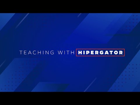 Play Video about Teaching with HiPerGator