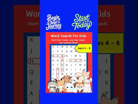 Word Search Puzzles for Kids Grades 1-7: Build Vocabulary with Grade-Level Words & Omnibus Edition!