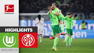 Wild Back And Forth With 7 Goals! | Wolfsburg — Mainz 05 4-3 | Highlights | MD 13 – Bundesliga 24/25