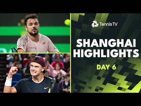 Rune vs Berrettini, Wawrinka vs Cobolli, Fritz & Dimitrov Return | Shanghai 2024 Highlights Day 6