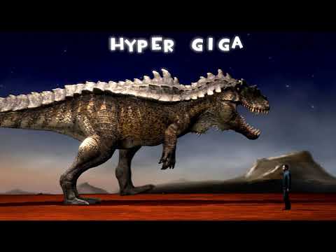 HYPER DINOSAURS AND FAN MADE DINO SIZES COMPARISON(SFM)