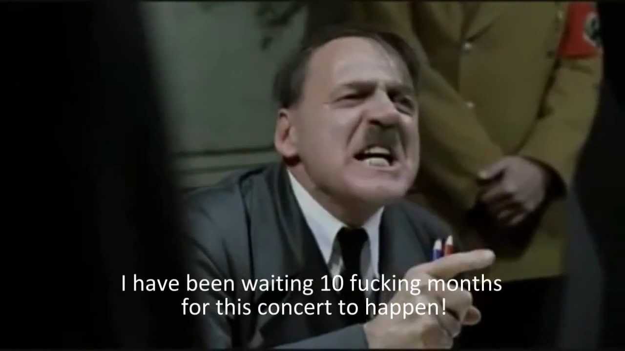 Hitler is angry that Jessie J cancelled her gig in Alnwick... - YouTube