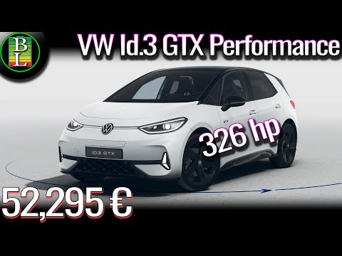 VW Id.3 GTX Performance can be ordered !!!