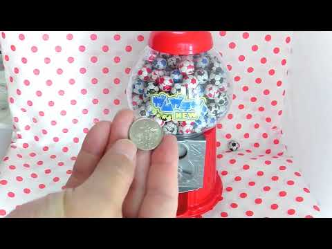 ガムガチャ ガムボールディスペンサー チョコレートでやってみた! Gum Gacha Gacha Gumball Dispenser