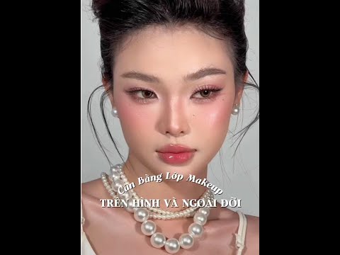 Cân bằng lớp makeup giữa hình ảnh và thực tế 📸  #nynguyenmakeup #fyp #viral #trending #goclamdep