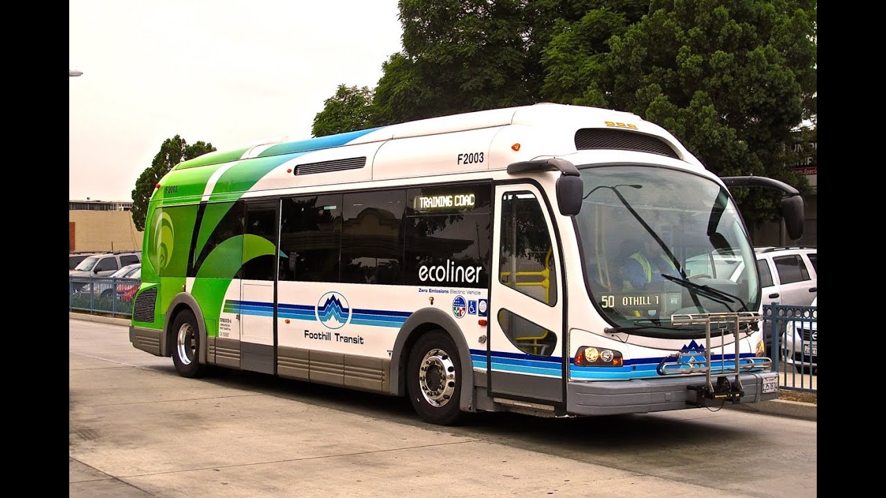 Blue Bird Bus >> Foothill Transit Ecoliner Electric Bus - YouTube Blue Bird Bus >> Foothill Transit Ecoliner Electric Bus - YouTube
