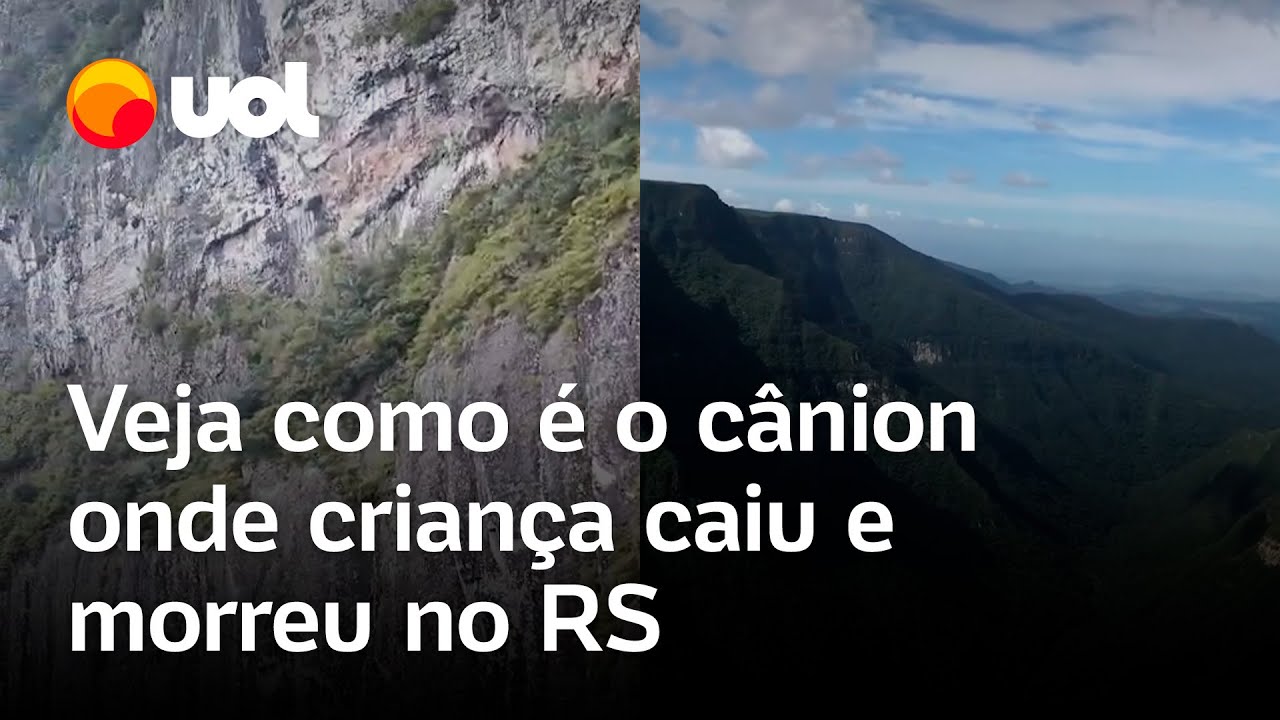 Criança cai em cânion veja como é o desfiladeiro onde menina de 11 anos despencou e morreu