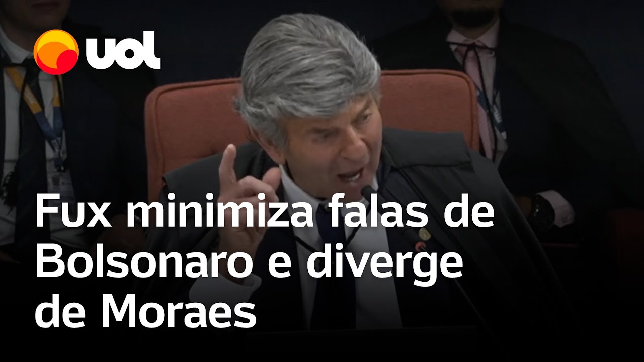 Fux minimiza falas de Bolsonaro e diz que discursos com ataques aos Poderes não configuram crime