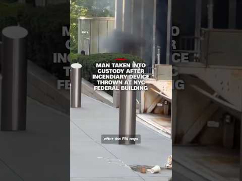 FBI: Person threw an ‘incendiary device’ at NYC headquarters
