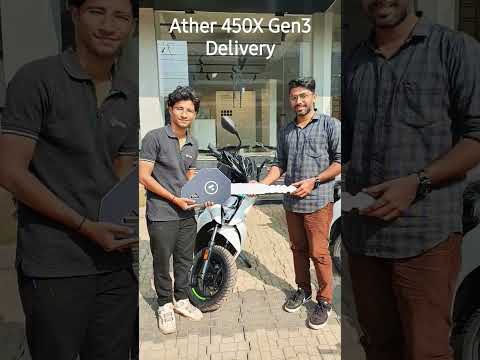 Ather 450X Gen 3 Delivery 😀 #electricvehicle #emobility #ather450