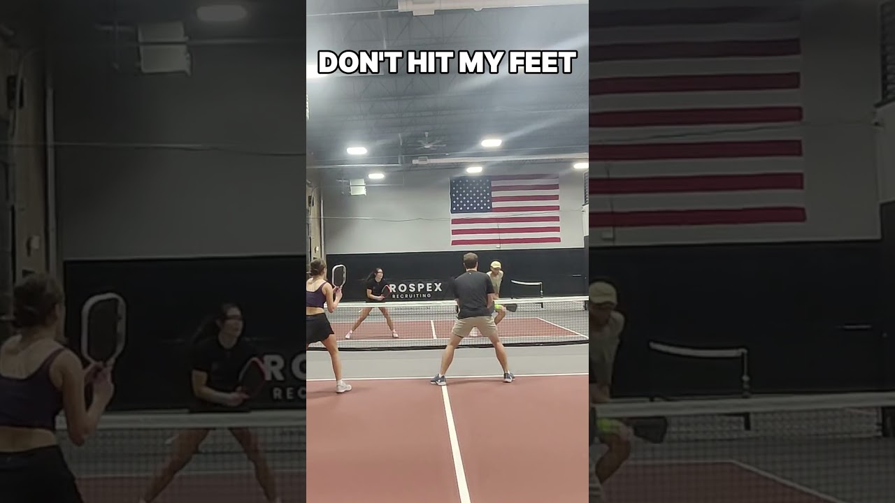 Please Don't Hit The Ball to my Feet in Pickleball