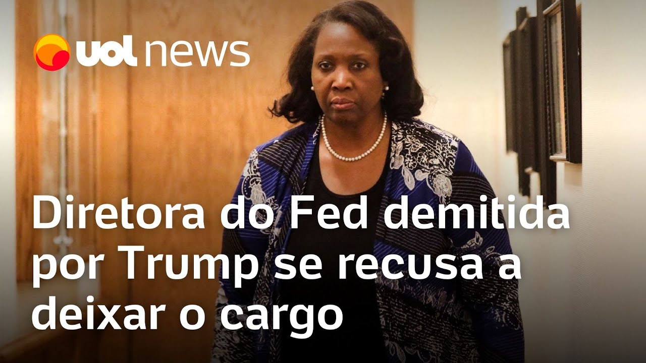 Lisa Cook diretora do Fed demitida por Trump se recusa a deixar o cargo mandato vai até 2028