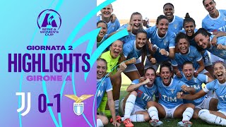 Juventus-Lazio 0-1 | La decide Visentin nel finale | #SerieAWomenscup