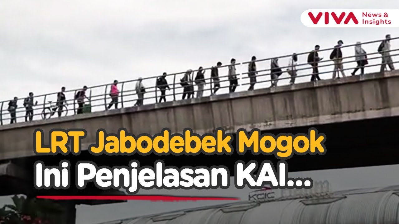 Momen LRT Jabodebek Mogok! Ratusan Penumpang Dievakuasi