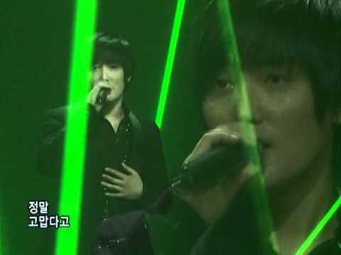 Kangta-Eternity(강타-어느날가슴이말했다)@SBS Inkigayo 인기가요 20080323