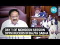 Rajya Sabha commotion irritates the chairman; Naidu lashes oppn for disrupting House 