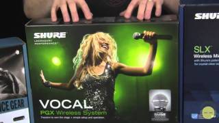 SHURE SLX14/85-G4 Wireless Lavalier Microphone System 470-494 MHz in action - learn more