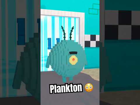 🍬 Plankton gets fat!!  #minecraftmemes  #minecraftshorts #minecraftanimation