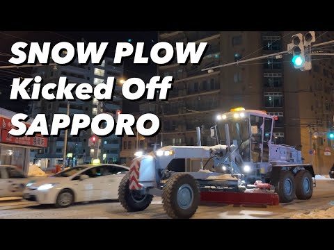 SNOW PLOW SEASON KICK OFF 2024-2025|Sapporo Live Camera |除雪/排雪